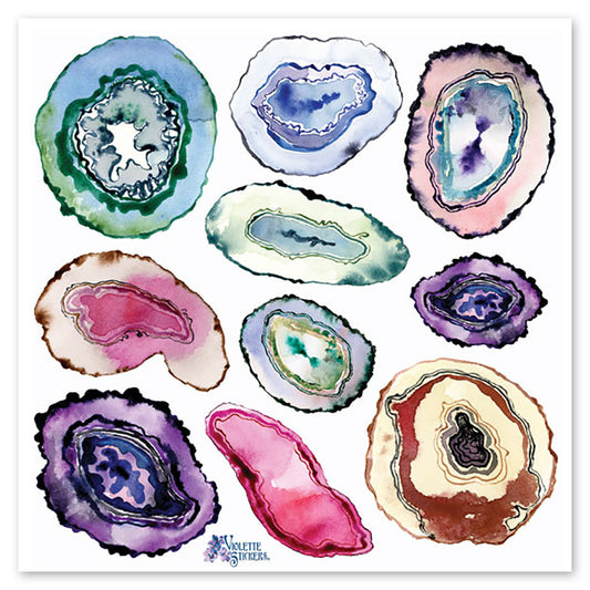 Agates Stickers