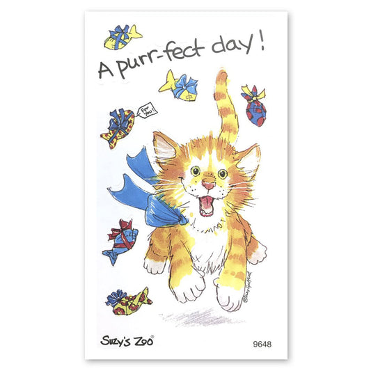 Perfect Day Cat Sticker
