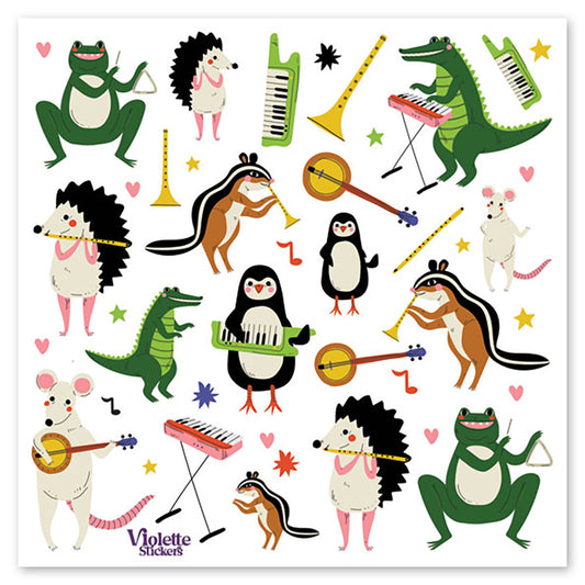 Animal Jamboree Stickers